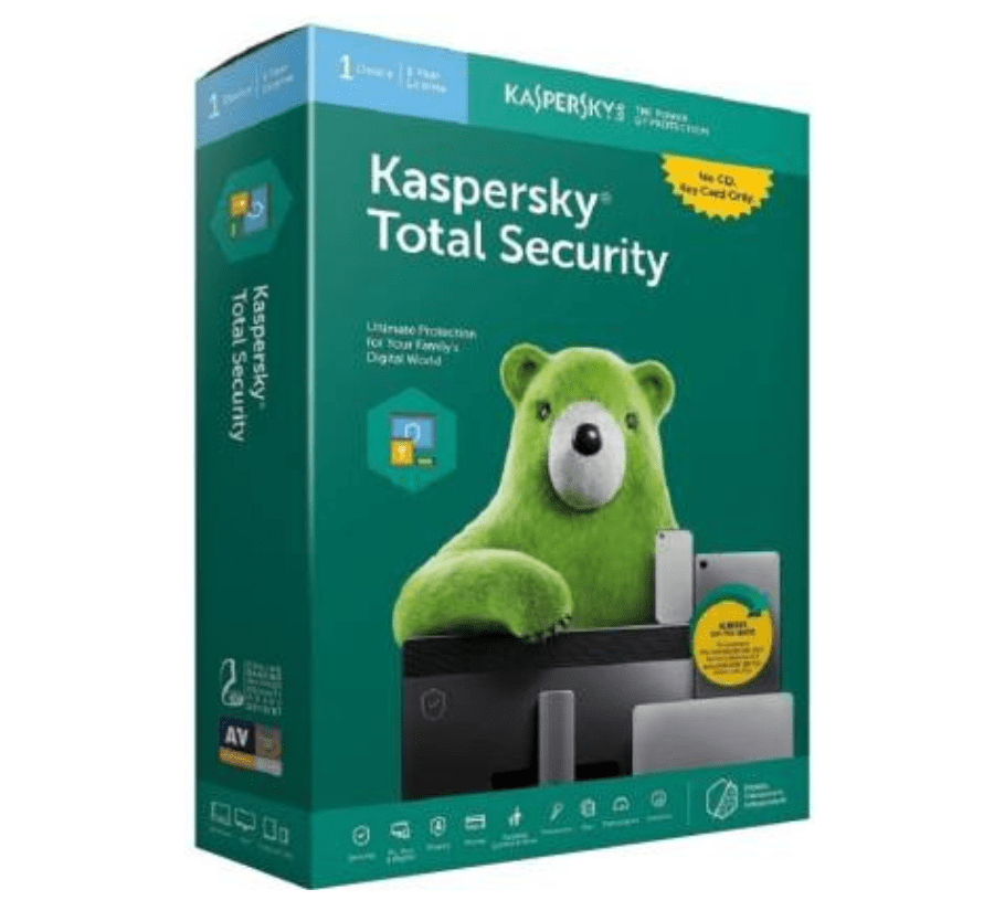 Kaspersky Total Security Antivirus 1 User 1 Year